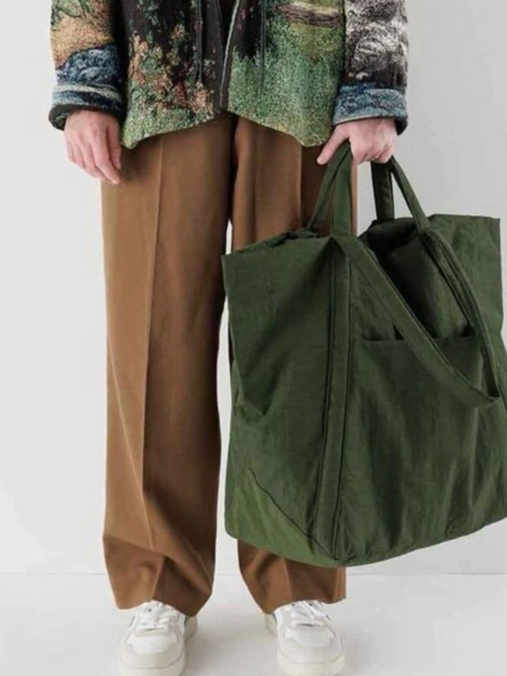 NWOT Baggu Travel Cloud Bag - Bay Laurel - Picture 3 of 3